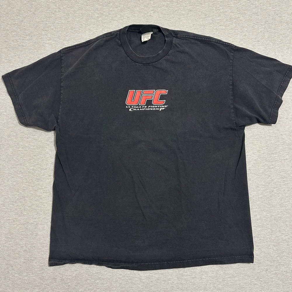 Vintage UFC Ultimate Fighting Championship Graphic T-Shirt Mens 2XL Black 2000s